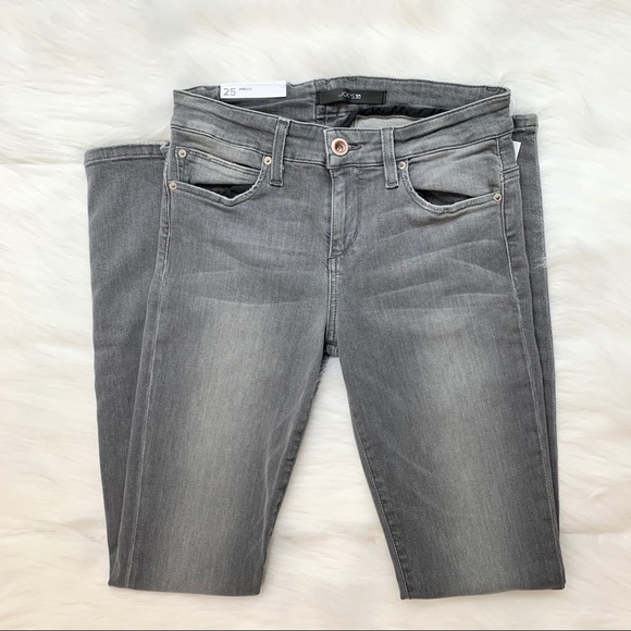 Joe's Jeans Hello Icon Grey Ashlie Skinny Jeans - Picture 8 of 15